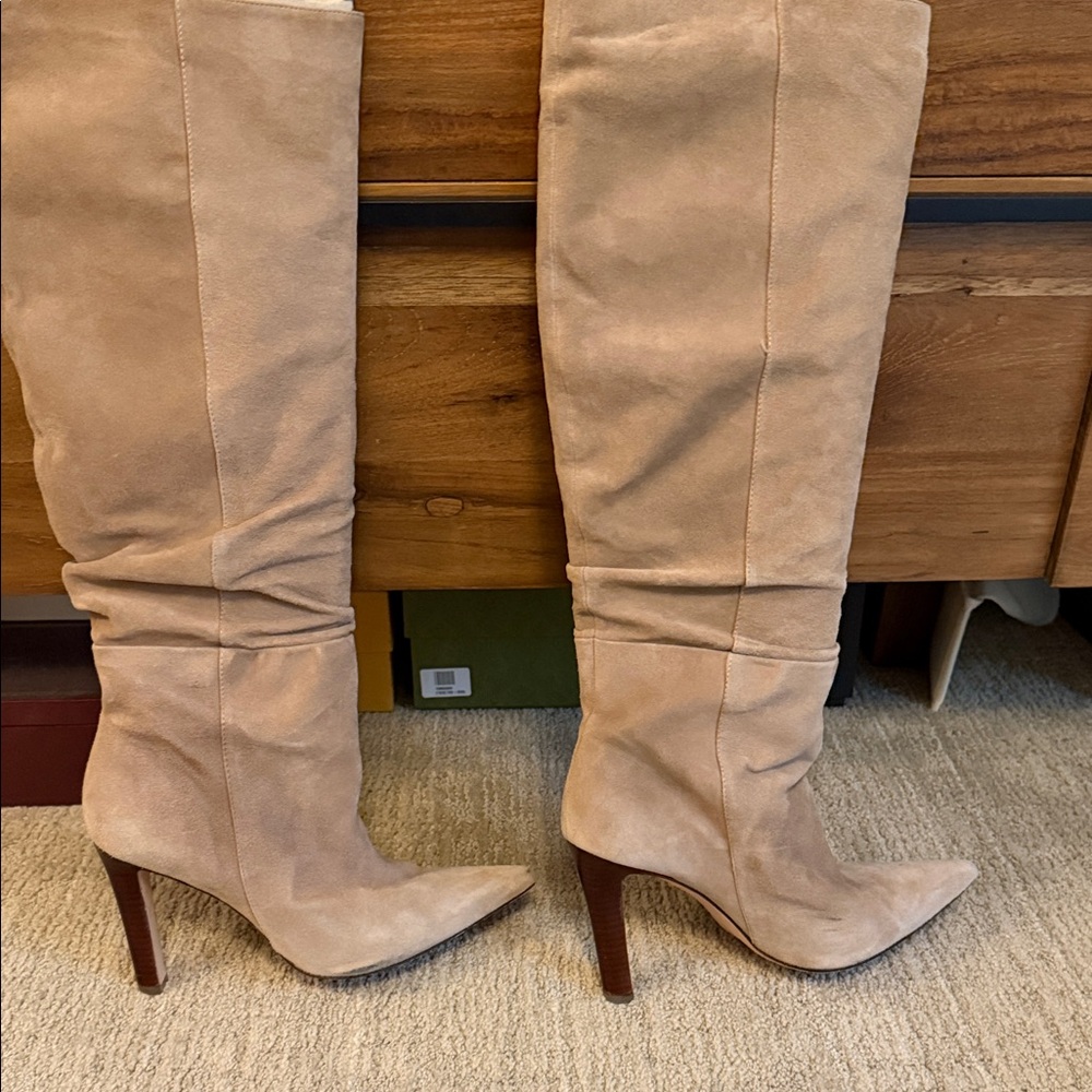Tan Knee-High Women's Boots